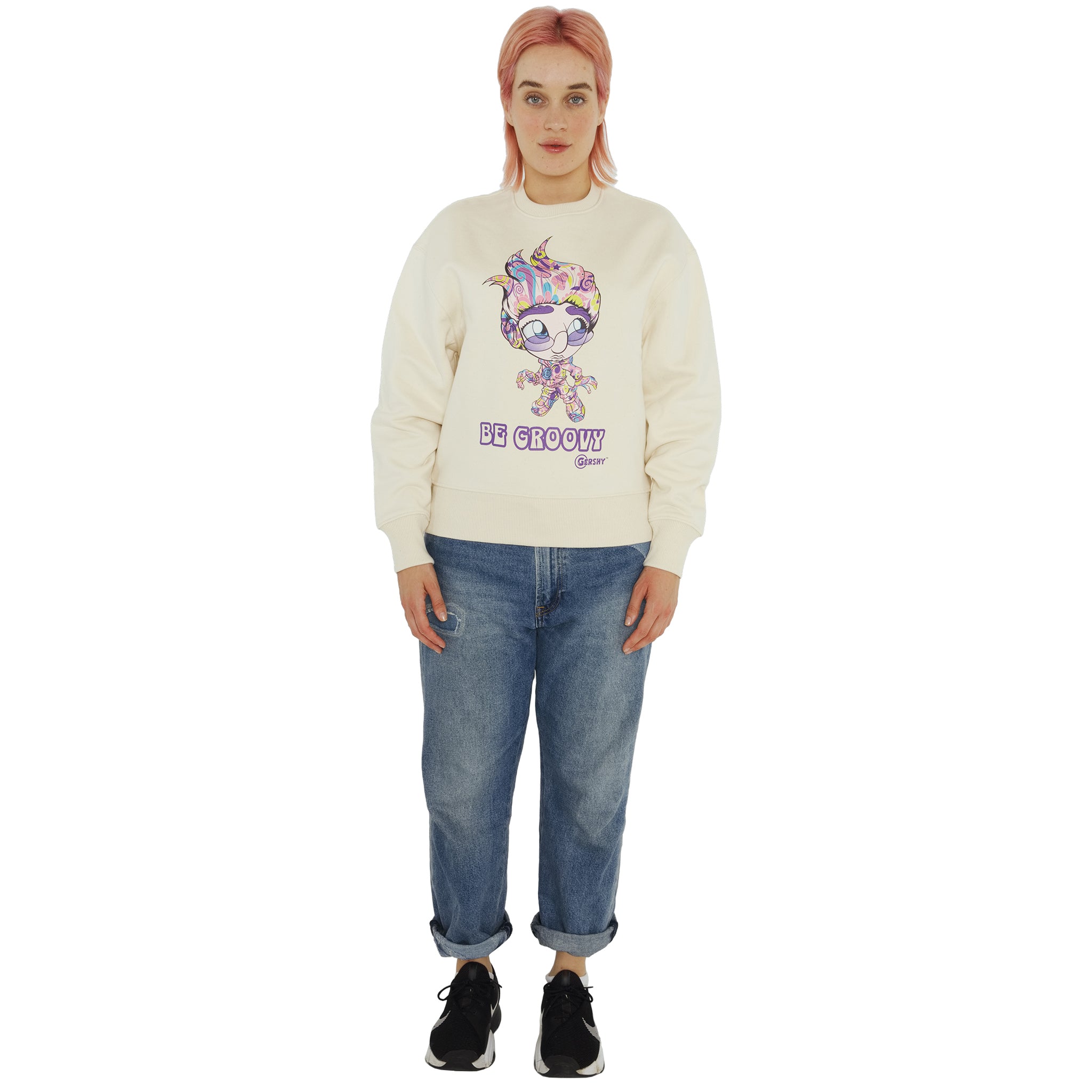 Women's organic cotton Sweatshirt Paisley World