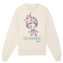 Cotton Jersey Women's Sweatshirt Hearts & Flowers